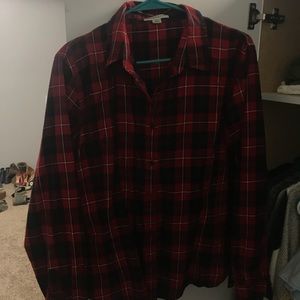 Red, black &white flannel